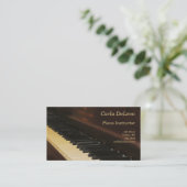 Klavier-Visitenkarte Visitenkarte (Stehend Vorderseite)