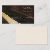 Klavier-Visitenkarte Visitenkarte (Vorne/Hinten)