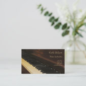 Klavier-Visitenkarte Visitenkarte (Stehend Vorderseite)