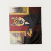 Klavier-Walzer des Schäferhund-| Wandteppich (Vorderseite)
