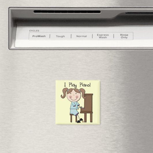 Klavier - Weibliche Hemden und Geschenke Magnet (In Situ (Geschirrspüler))