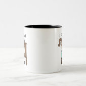 Klavier - weibliche T-Shirts und Geschenke Zweifarbige Tasse (Mittel)