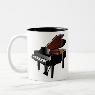 Klavier Zweifarbige Tasse
