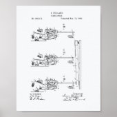 Klavieraktion 1886 Weißbuch zum Thema Patentkunst Poster (Vorne)