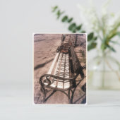 Klavierbank Postkarte (Stehend Vorderseite)