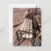 Klavierbank Postkarte (Vorne/Hinten)