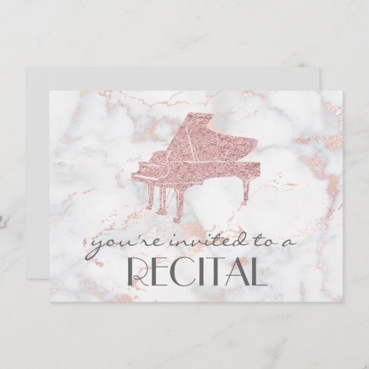 Klavierbesprechung Einladung (Vorne/Hinten)