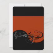 Klaviereinladung Einladung (Rückseite)