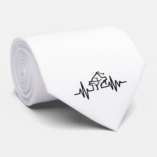 Klavierfrequenz Krawatte (Gerollt)