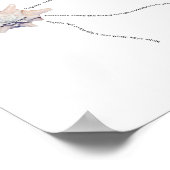 Klaviergedicht Seashell Küstenküste Poster (Ecke)