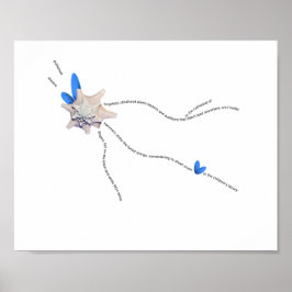 Klaviergedicht Seashell Küstenküste Poster