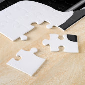 Klavierglanzschwarzes Puzzle (Seite)