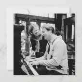 Klavierhochzeit Einladung (Rückseite)
