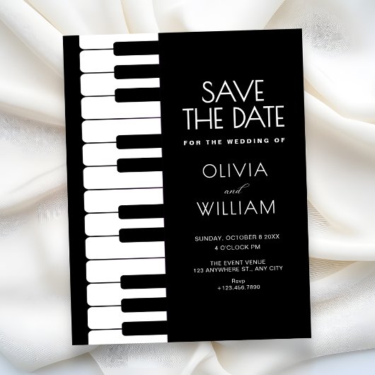 Klavierhochzeit Save The Date