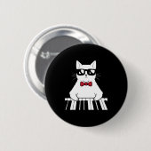 Klavierkatze Button (Vorne & Hinten)
