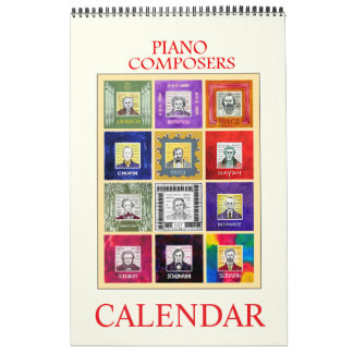 Klavierkomponentenkalender Kalender
