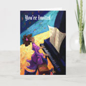 Klavierkonzert Einladung (Vorderseite)