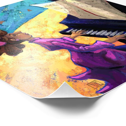 Klavierkonzert Fotodruck (Ecke)