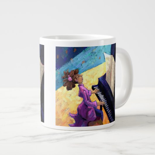 Klavierkonzert Jumbo-Tasse (Vorderseite Rechts)
