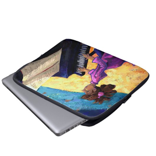 Klavierkonzert Laptopschutzhülle (Vorne Knopf)