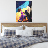 Klavierkonzert Leinwanddruck (Insitu (Schlafzimmer))
