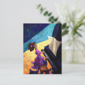 Klavierkonzert Postkarte (Stehend Vorderseite)