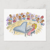 Klavierkonzert Postkarte (Vorderseite)