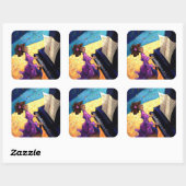 Klavierkonzert Quadratischer Aufkleber (Blatt)