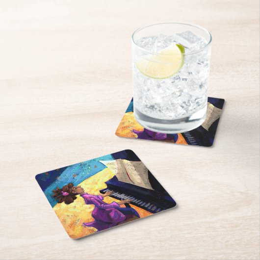 Klavierkonzert Rechteckiger Pappuntersetzer (Vor Ort)