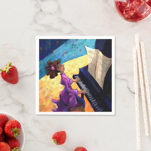 Klavierkonzert Serviette (Beispiel)