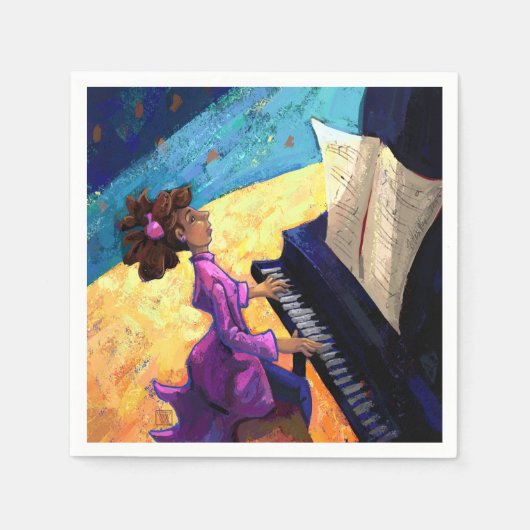 Klavierkonzert Serviette (Vorderseite)