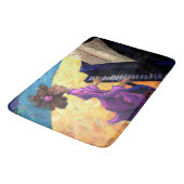 Klavierkonzerte Kunst Badematte (Schrägansicht)