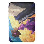 Klavierkonzerte Kunst Badematte (Vorderseite Vertikal)