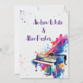 Klavierkunst Einladung (Vorderseite)