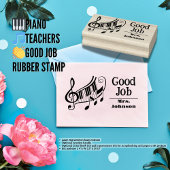 Klavierlehrer Gute Job Rubber Briefmarke Gummistempel