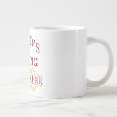 Klavierlehrer Jumbo-Tasse (Rechts)
