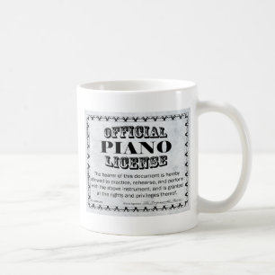 Klavierlizenz Kaffeetasse
