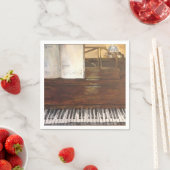 Klaviermalpapier Napkins von Willowcatdesigns Serviette (Beispiel)