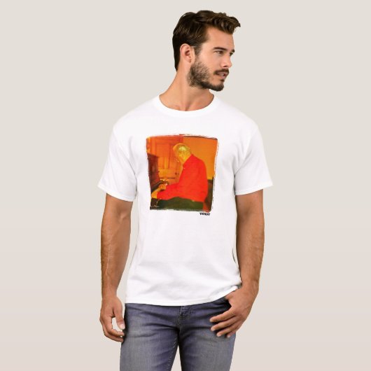 Klaviermann Druckkunst-T - Shirt (Vorne ganz)