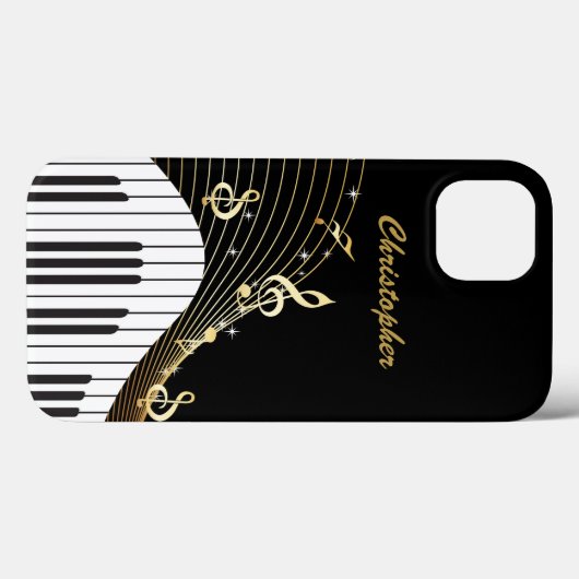 Klaviermusik Case-Mate iPhone Hülle (Rückseite (Horizontal))