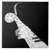 Klaviermusik Fliese (Vorderseite)