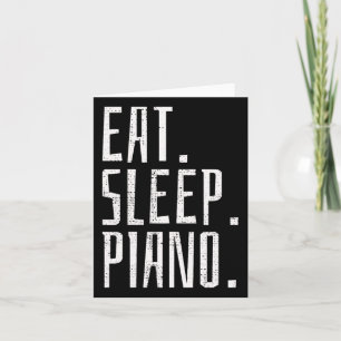 Klaviermusik Instrument Pianist Vintage-Geschenk Karte
