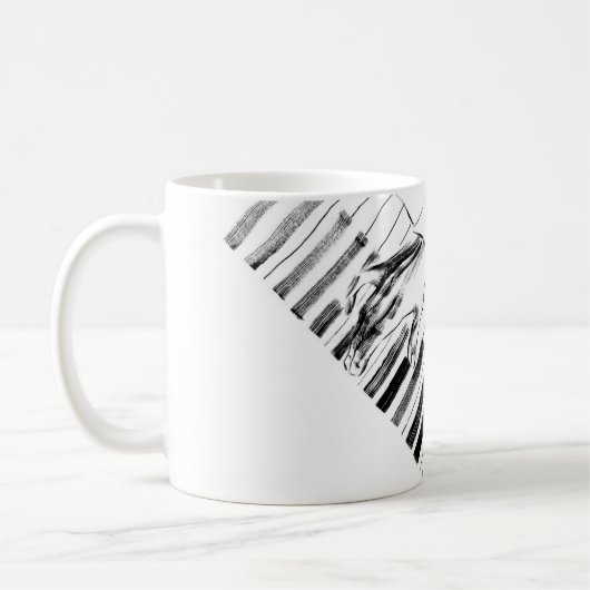 Klaviermusik Kaffeetasse (Links)