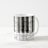 Klaviermusik Kaffeetasse (VorderseiteRechts)