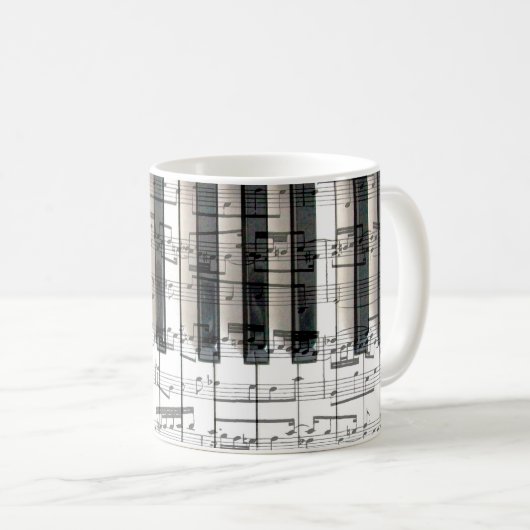 Klaviermusik Kaffeetasse (VorderseiteRechts)