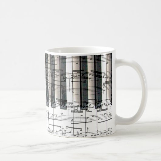 Klaviermusik Kaffeetasse (Rechts)