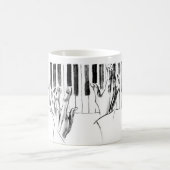 Klaviermusik Kaffeetasse (Mittel)