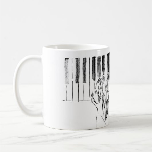 Klaviermusik Kaffeetasse (Links)