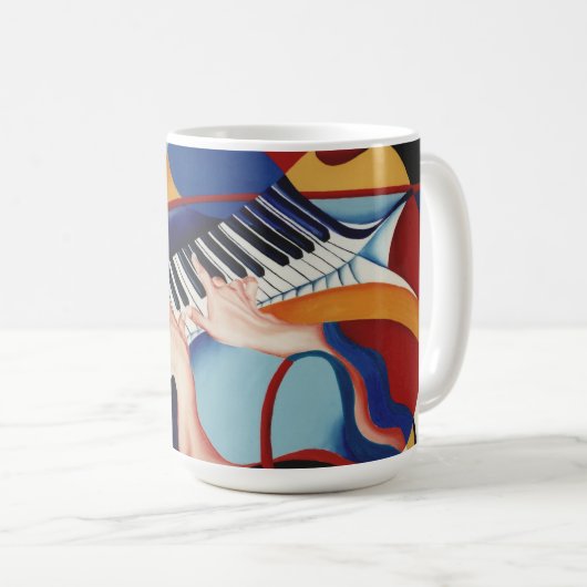 Klaviermusik Kaffeetasse (VorderseiteRechts)