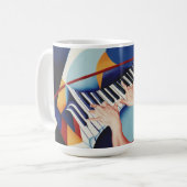 Klaviermusik Kaffeetasse (Vorderseite Links)